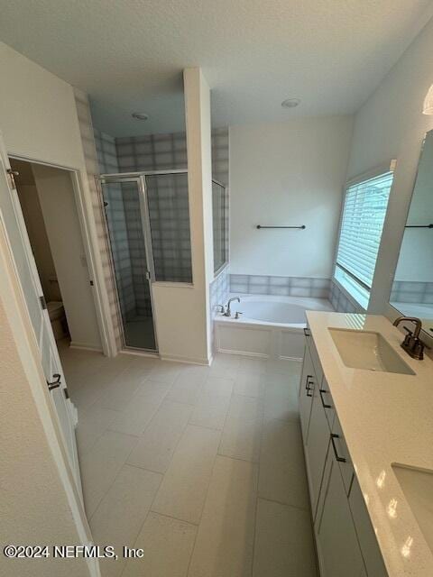 193 Silver Heron Way, Saint Augustine, FL 32092 - full bath with a garden tub, a stall shower, and double vanity