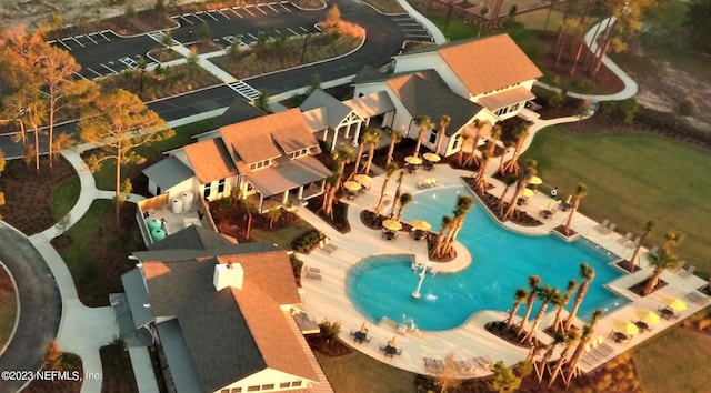 551 Farmfield Dr, Saint Augustine, FL 32092 - aerial view of a pool