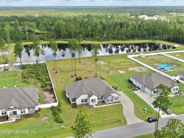 36461 Shortleaf Ave, Hilliard, FL 32046 - bird's eye view of a forest and a large body of water