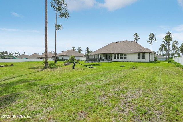 36461 Shortleaf Ave, Hilliard, FL 32046 - view of yard with a trampoline