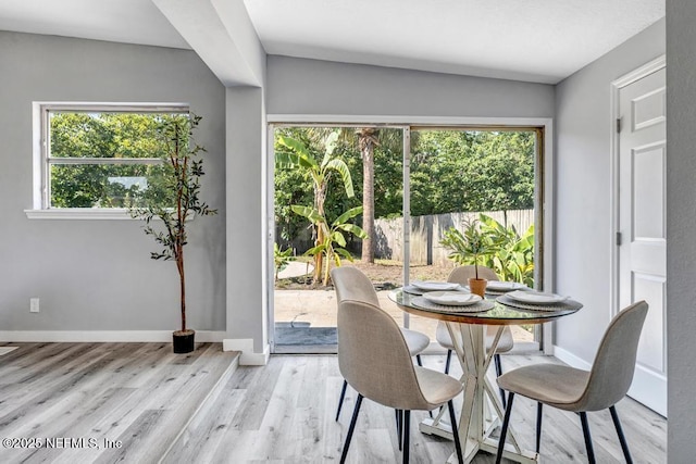 6903 Mayapple Rd, Jacksonville, FL 32211 - dining area featuring plenty of natural light and light wood-style flooring