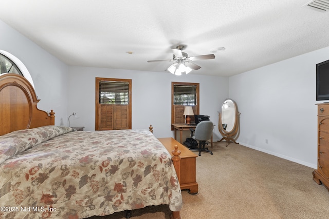 156 County Road 13, Saint Augustine, FL 32092 - bedroom featuring light carpet, ceiling fan, and baseboards