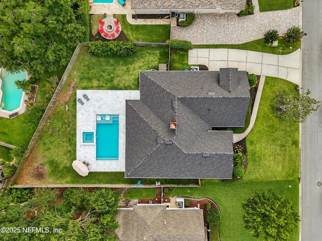828 Lotus Ln N, Saint Johns, FL 32259 - bird's eye view of a pool area