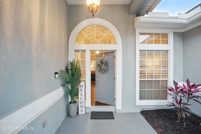 828 Lotus Ln N, Saint Johns, FL 32259 - entrance to property with stucco siding