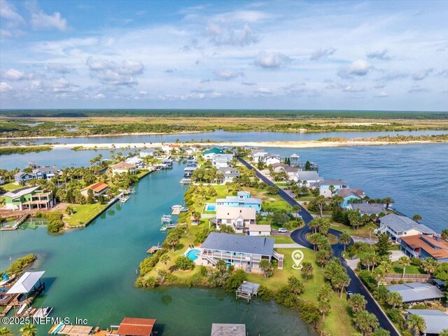 231 Barrataria Dr, Saint Augustine, FL 32080 - view of property location with a large body of water and nearby suburban area