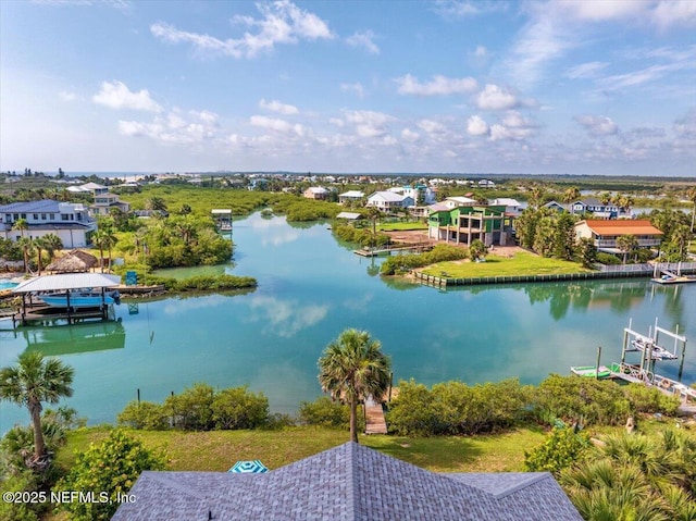 231 Barrataria Dr, Saint Augustine, FL 32080 - aerial perspective of suburban area with a nearby body of water
