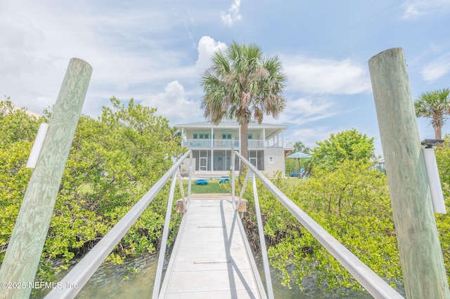 231 Barrataria Dr, Saint Augustine, FL 32080 - back of house with a balcony