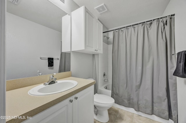 425 S Villa San Marco Dr Unit 302, Saint Augustine, FL 32086 - full bath with shower / tub combo, vanity, toilet, and tile patterned flooring