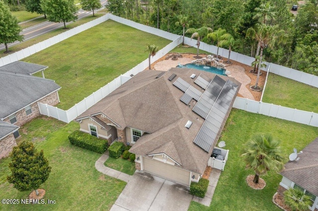 3912 Pipit Pt, Middleburg, FL 32068 - view from above of property with a pool