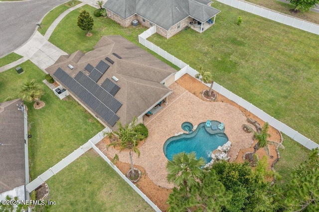 3912 Pipit Pt, Middleburg, FL 32068 - aerial view of property and surrounding area with a pool