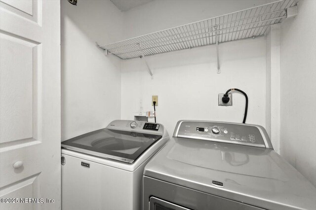 1528 Jordan St, Atlantic Beach, FL 32233 - laundry area featuring separate washer and dryer