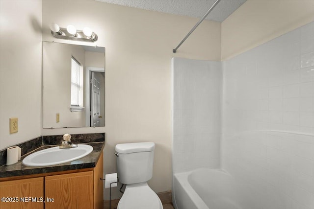 1528 Jordan St, Atlantic Beach, FL 32233 - bathroom featuring toilet, vanity, and washtub / shower combination
