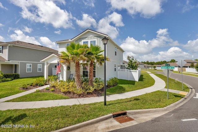 4604 Clapboard Crossing Way, Jacksonville, FL 32226 - view of front of home featuring board and batten siding