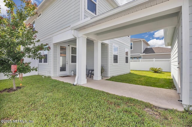 4604 Clapboard Crossing Way, Jacksonville, FL 32226 - view of yard featuring a patio