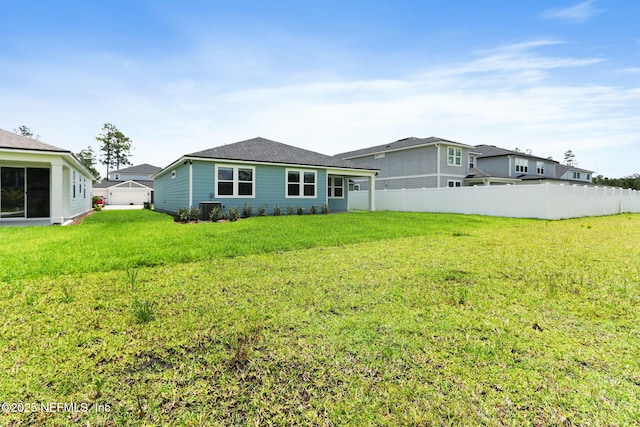 2446 Glade Ln, Green Cove Springs, FL 32043 - rear view of house with central AC
