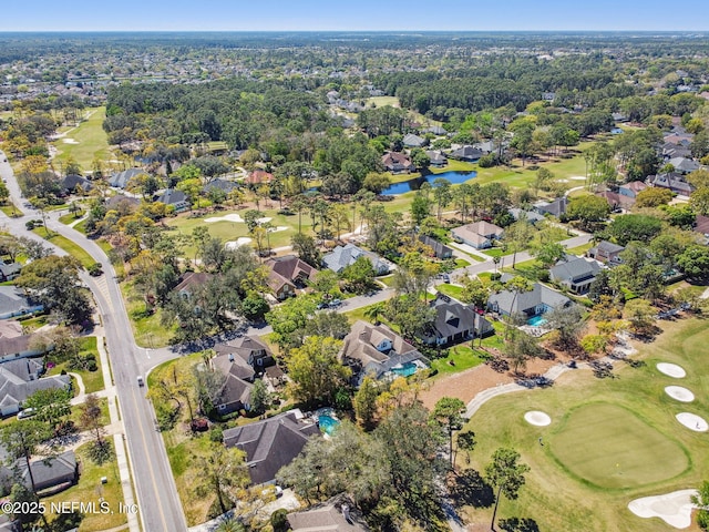 13022 Huntley Manor Dr, Jacksonville, FL 32224 - aerial view of property and surrounding area with a golf club, nearby suburban area, and a large body of water