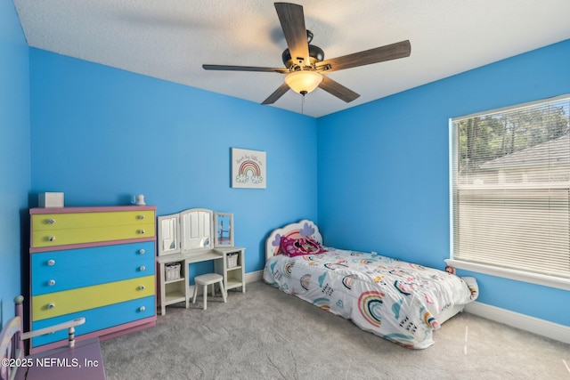 1346 N Kyle Way, Jacksonville, FL 32259 - carpeted bedroom featuring ceiling fan and baseboards