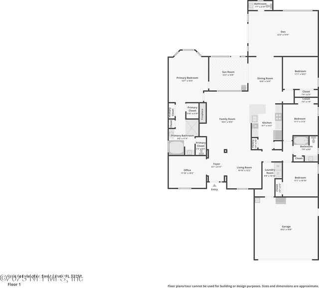 1346 N Kyle Way, Jacksonville, FL 32259 - room layout