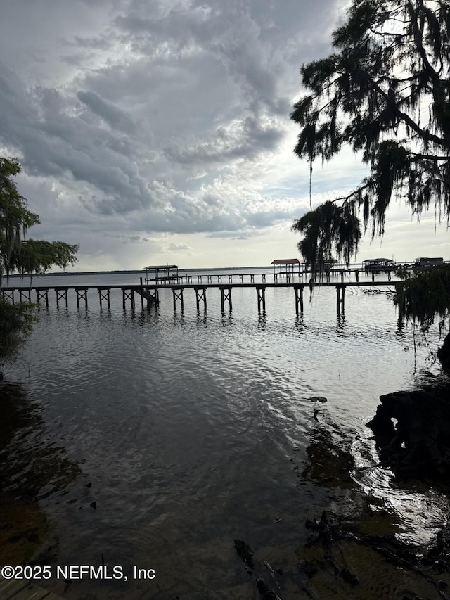 6449 Jack Wright Island Rd, Saint Augustine, FL 32092 - dock featuring a water view