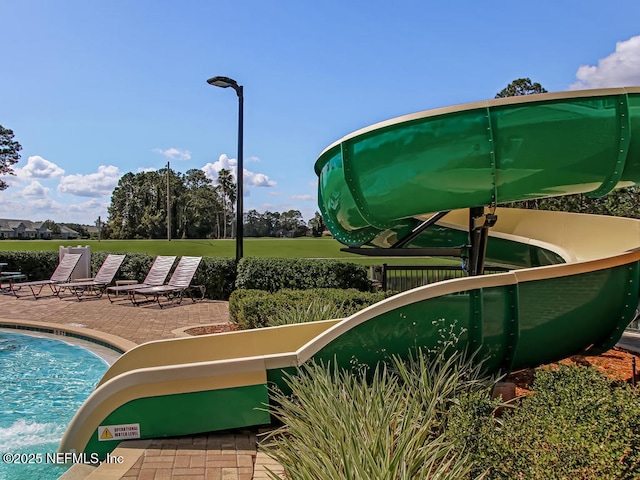1758 Country Walk Dr, Fleming Island, FL 32003 - community pool featuring a patio
