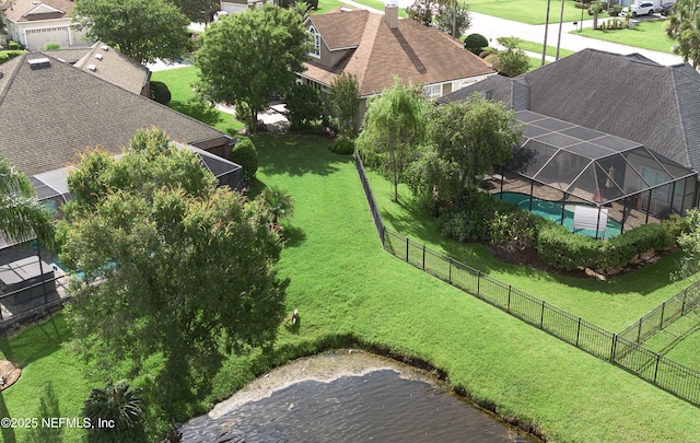 1700 Waters Edge Dr, Fleming Island, FL 32003 - aerial view of residential area with a pool