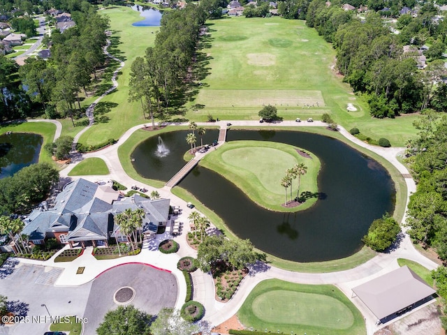 1700 Waters Edge Dr, Fleming Island, FL 32003 - drone / aerial view of a nearby body of water and a local golf course