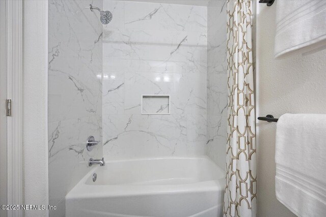 1800 The Greens Way Unit 1907, Jacksonville Beach, FL 32250 - full bath with shower / bathtub combination with curtain