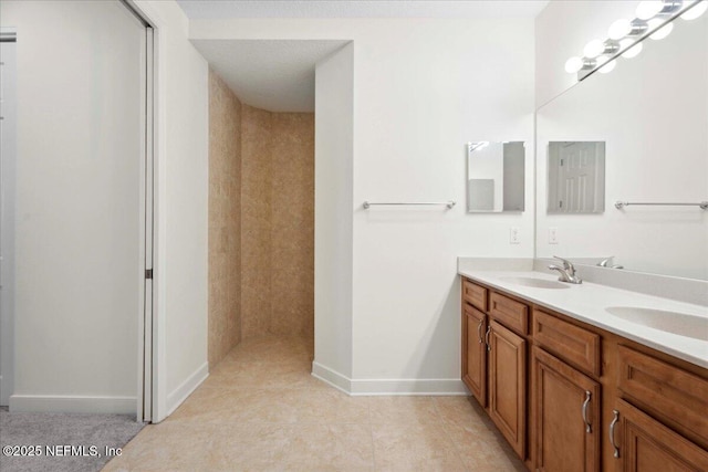 150 Pantano Cay Blvd Unit 2303, Saint Augustine, FL 32080 - full bath featuring double vanity, tiled shower, and tile patterned flooring