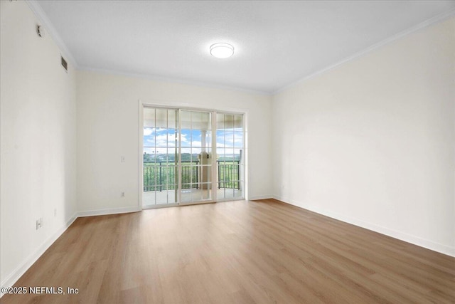 150 Pantano Cay Blvd Unit 2303, Saint Augustine, FL 32080 - unfurnished room with wood finished floors and ornamental molding