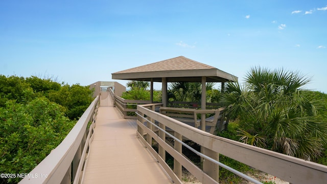 87 Village Del Lago Cir, Saint Augustine, FL 32080 - dock area with a gazebo