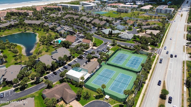 87 Village Del Lago Cir, Saint Augustine, FL 32080 - aerial overview of property's location with a large body of water