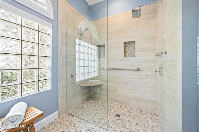 6541 Burnham Cir, Ponte Vedra Beach, FL 32082 - full bath with a walk in shower and baseboards