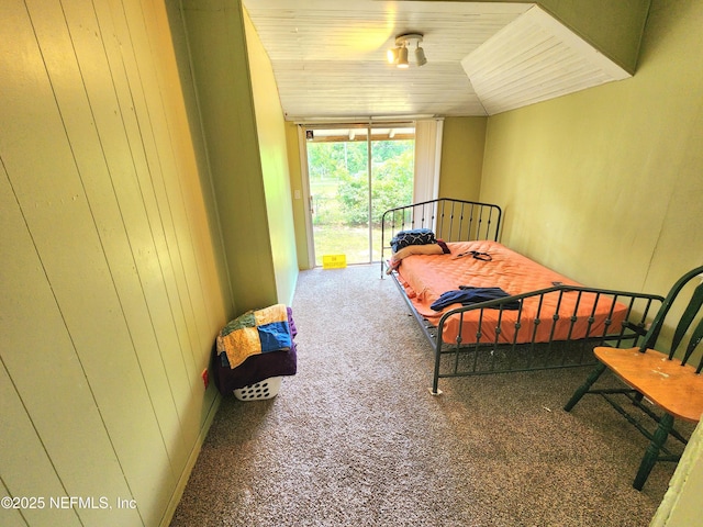 8726 6th Ave, Jacksonville, FL 32208 - carpeted bedroom with access to outside and wooden ceiling