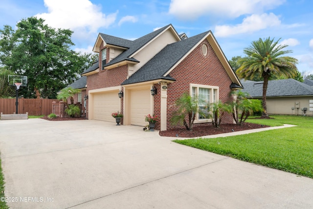 1321 Honeysuckle Dr, Saint Johns, FL 32259 - view of property exterior featuring concrete driveway, roof with shingles, and brick siding