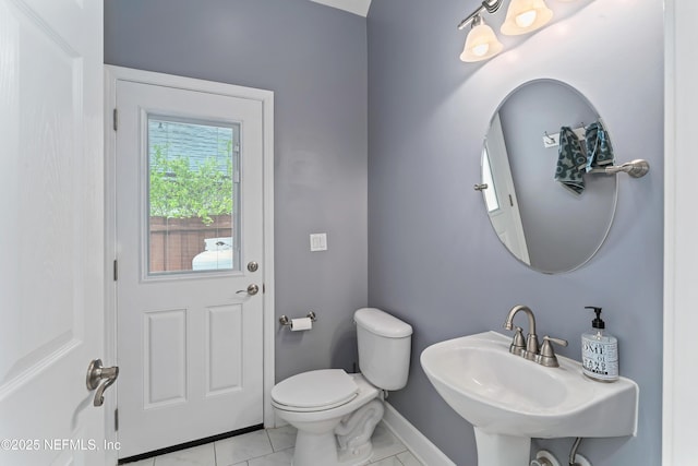 1321 Honeysuckle Dr, Saint Johns, FL 32259 - half bath with toilet, a sink, and baseboards