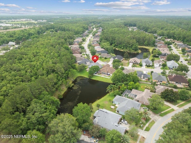 8681 Canopy Oaks Dr, Jacksonville, FL 32256 - view of property location with a heavily wooded area, a large body of water, and nearby suburban area