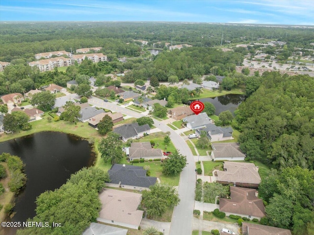 8681 Canopy Oaks Dr, Jacksonville, FL 32256 - view of property location featuring a nearby body of water, nearby suburban area, and a heavily wooded area