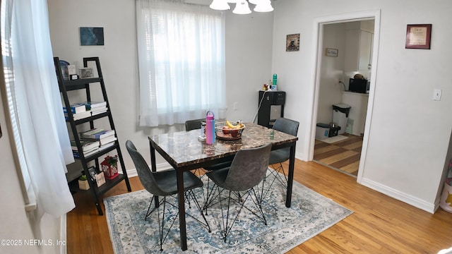 1966 Lakewood Cir S, Jacksonville, FL 32207 - dining room with light wood finished floors and baseboards
