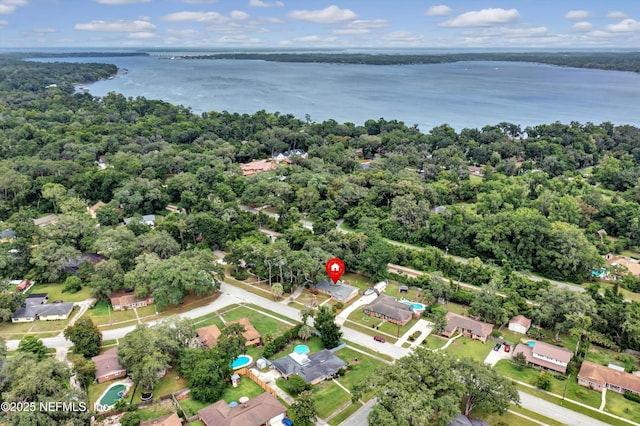 2620 Shenandoah Dr S, Orange Park, FL 32073 - aerial view of property and surrounding area with a large body of water