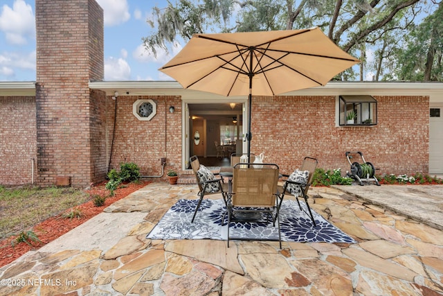 2620 Shenandoah Dr S, Orange Park, FL 32073 - view of patio / terrace featuring outdoor dining area