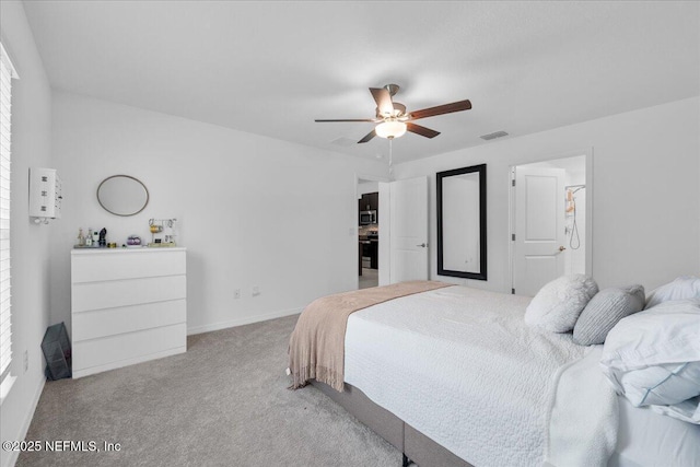 1976 Red Loop, Lakeland, FL 33801 - bedroom featuring carpet, baseboards, and ceiling fan