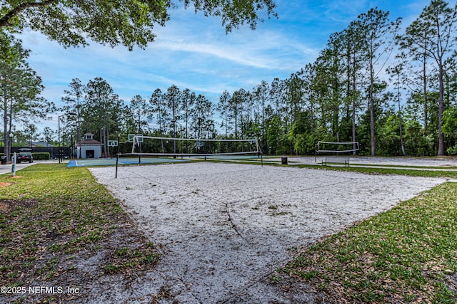 1823 Sentry Oak Ct, Fleming Island, FL 32003 - surrounding community with volleyball court and a yard
