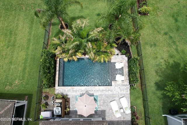 48 Foxcross Ave, Saint Augustine, FL 32092 - aerial view of a pool area