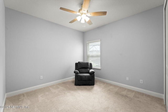 46 Killarney Ave, Saint Johns, FL 32259 - unfurnished room with carpet, baseboards, and a ceiling fan