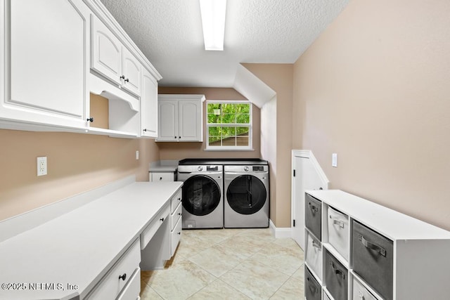69 Bridle Ridge Ct, Flagler Beach, FL 32136 - washroom featuring washer and clothes dryer, a textured ceiling, and light tile patterned floors