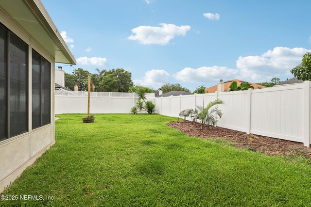12357 Winterpine Ct, Jacksonville, FL 32225 - view of yard with a sunroom