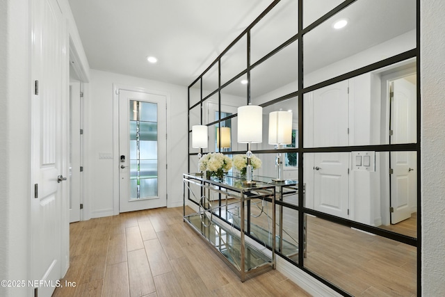 96 Glenhurst Ave, Ponte Vedra, FL 32081 - hall featuring light wood-style floors and recessed lighting