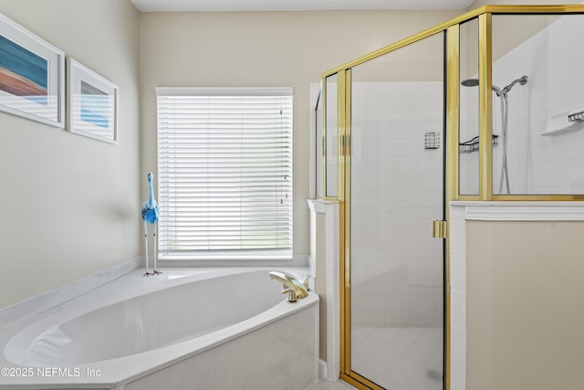 4340 Comanche Trail Blvd, Saint Johns, FL 32259 - bathroom with a garden tub and a stall shower