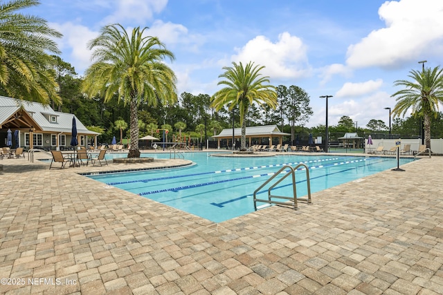 4340 Comanche Trail Blvd, Saint Johns, FL 32259 - community pool featuring a patio