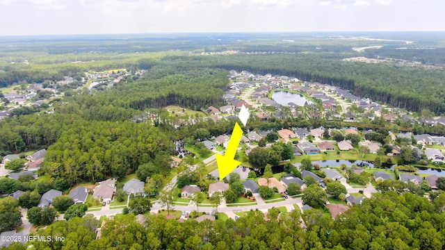 4340 Comanche Trail Blvd, Saint Johns, FL 32259 - aerial view of property and surrounding area featuring nearby suburban area and a large body of water